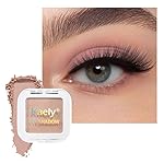 Kaely Pressed Single Eyeshadow Makeup, Little Beige Dress Matte Highly Pigmented Monochrome Eye Shadow Palette, Waterproof Neutral Powder Mini Eyeshadow, sombras para ojos, Lightweight Blendable, 19