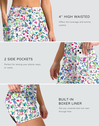 Image of G Gradual Women's 16 inch Swim Skirt with Pockets High Waisted Tummy Control Modest Swimsuit Bathing Suit Bottoms for Women