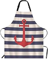 Vista 32 de Africa Map Giraffe Sunset Landscapes Kitchen Bib Apron Vintage Acacia Tree Animal Nature View Polyester Adjustable Apron for Outdoor BBQ Gardening