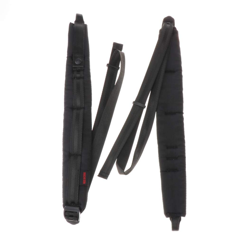2 Pièces Sangles Accordéon Bandoulières Courroies Bass Accessoires Réglables Polyester Imperméables Faciles à Installer Adaptées à la Scène Musicale