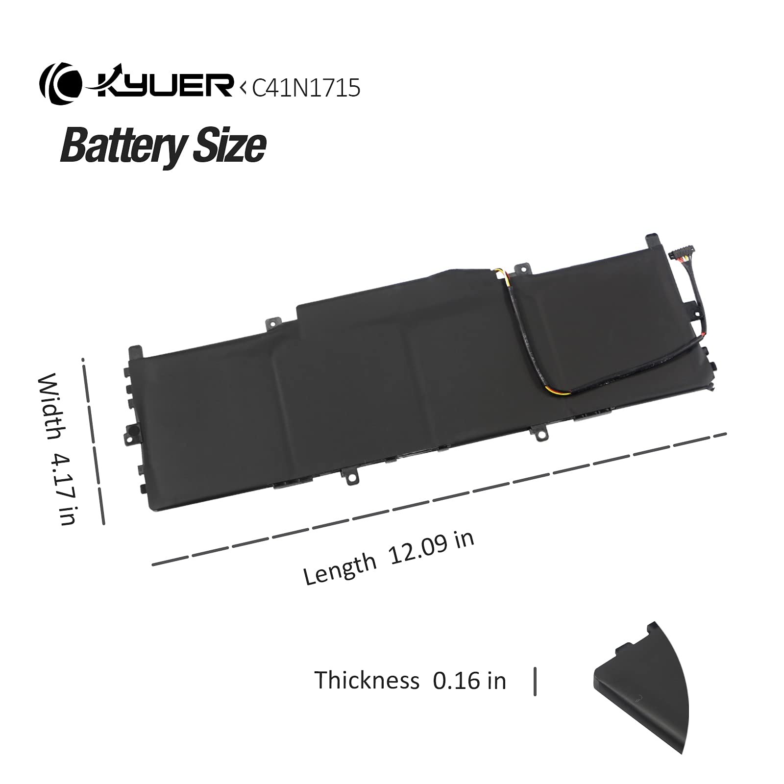 BLESYS C41N1715 Akku Für ASUS Zenbook 13 UX331 Serie – 50Wh, 15,4V, 4ICP4/72/75, Ersatz Für 0B200-02760000