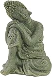 【Décoration de la maison】: ornement décoratif simple et unique en résine de figurine de Bouddha de Thaïlande.