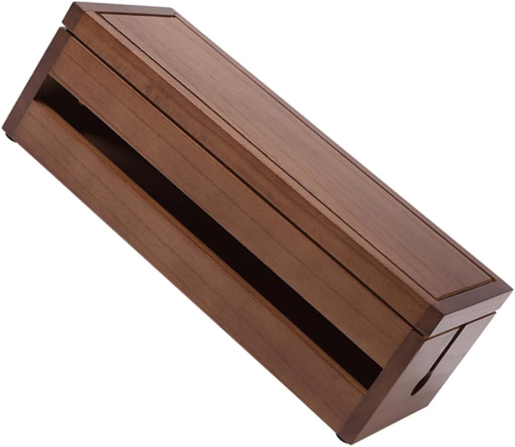 1pc Wire Storage Box for Cable Management Power Plug Organizer Efficient Heat Dissipation Suitable for Power Strips Adapters and USB Hubs Coffee