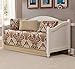 Kids Zone Home Linen 5 Piece Daybed Quilted Bedspread Set Damask Pattern Taupe Burgundy Brown