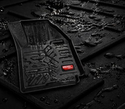 Image of Custom Fit 3D Car Floor Mats for Tata Sierra Automatic 2025 Onwards, Premium Leatherette Foot Mats, Waterproof, Anti-Slip, Dustproof, Full Coverage Car Interior Floor Protection All Weather