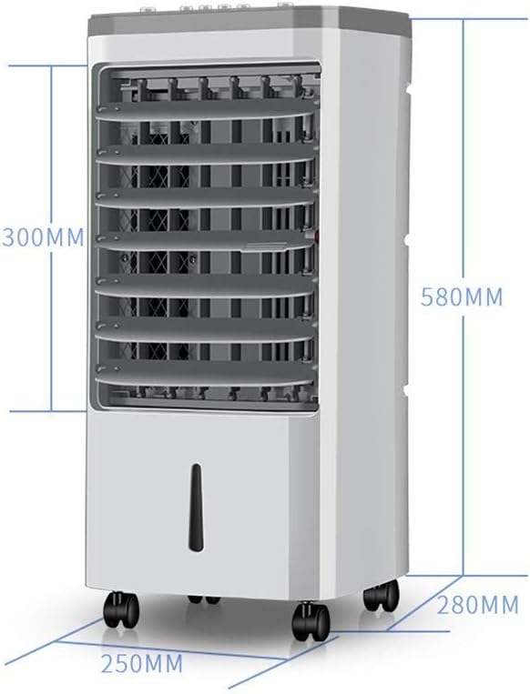Air Coolers Compact Conditioner 3 Wind Type Evaporative Cooler Purifier and Humidifier Mobile Swamp Cooler Quiet Portable AC Unit Perfect for Indoor Office Home