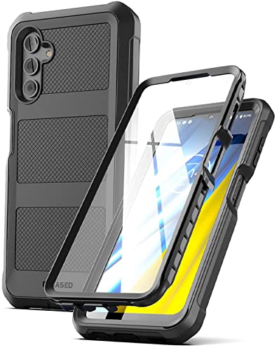 Encased Falcon Armor For Samsung Galaxy A13 5G Phone Case With Built-In Screen Protector (Black) #TOP10