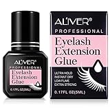 Eyelash Extension Glue, Extra Strong Professional Eyelash Glue, 1 Sec Drying time, 7-9 Weeks Retenti