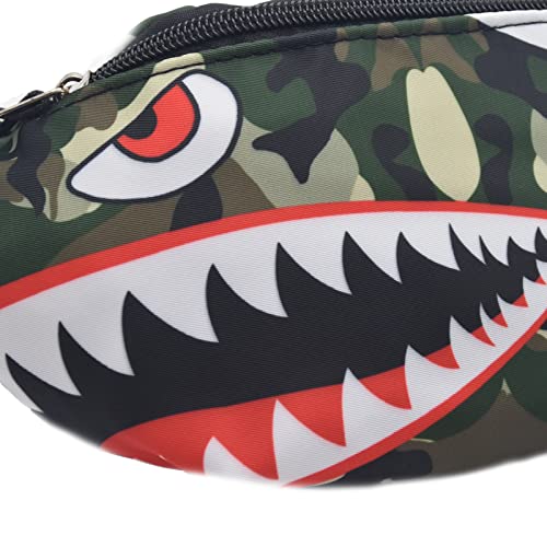 Shark Kids Waist Fanny Pack for Toddler Girls Boys Small Crossbody Purse Waist Pouch Belt Bag for Running Hiking Cycling4