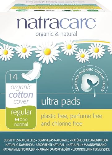 Natracare - Regular Ultra Pads - Organic - 14 Count - Pack of 3 by NATRACARE
