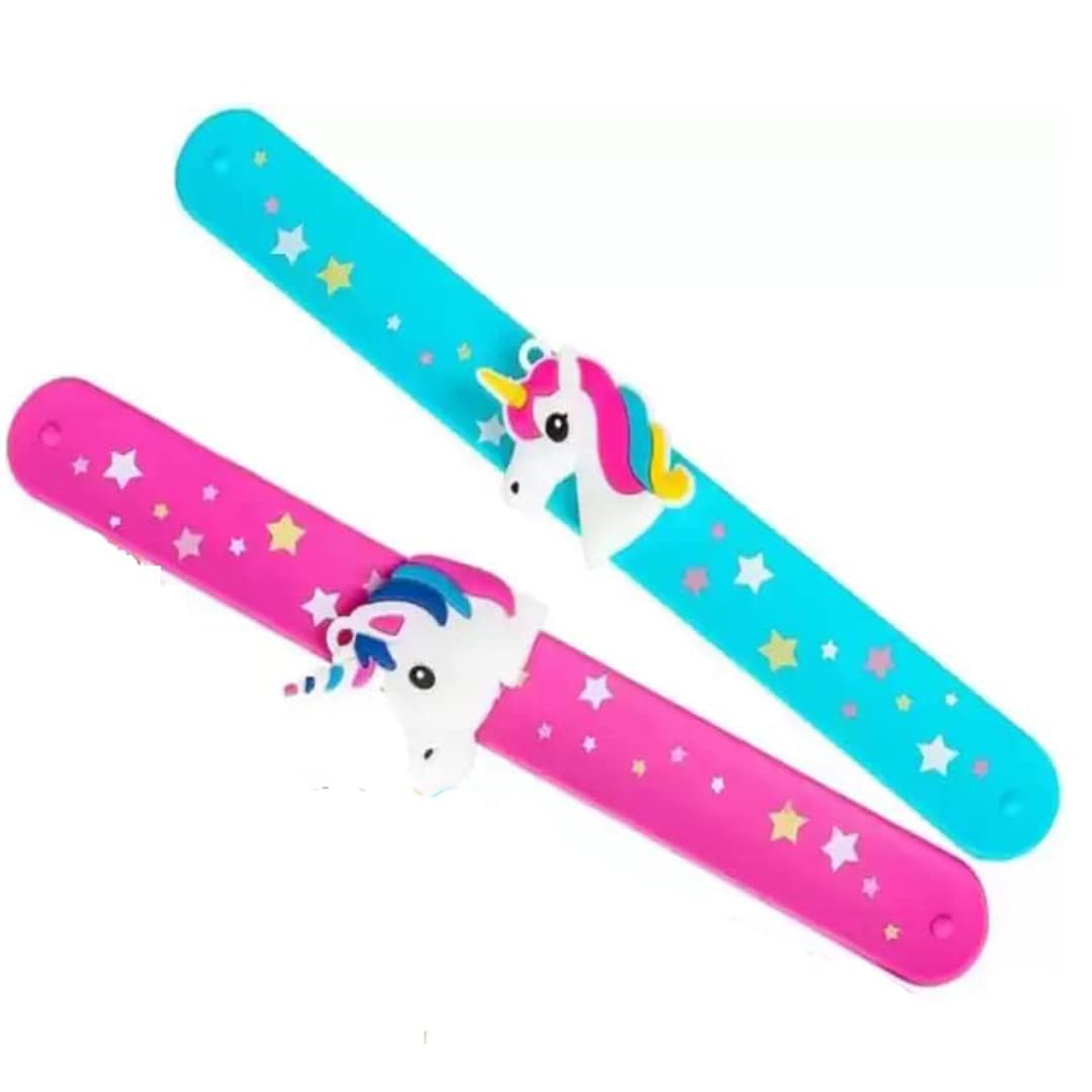 VIRTUAL WORLD 2 Pcs Colorful Star Slap Bracelets, Silicone Unicorn Wristband for Kids Boys & Girls Birthday Party Supplies Favors (multicolor) (B0BM49BWWM) Amazon Price History, Amazon Price Tracker