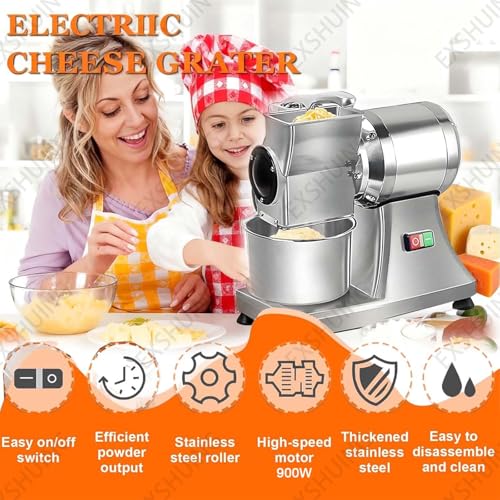Molino Eléctrico Comercial para Queso en Bloque 900W miniatura 2