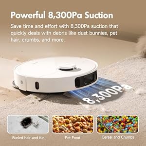 MOVA P10 Ultra Robot Vacuum and Mop 8,300Pa Suction 140°F Hot Water Auto Mop Washing & Drying, Dual Spinning Extenable Mop,10.5mm Mop Lifting for Carpet, 360°Obstacle Avoidance, App Control MOVA P10 Ultra Robot Vacuum and Mop 8300Pa Suction 140F Hot Water Auto Mop Washing Drying Dual Spinning Extenable Mop105mm Mop Lifting for Carpet 360Obstacle Avoidance App Control