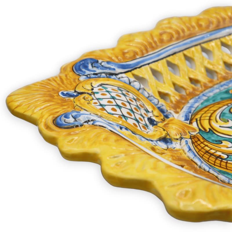 Céramique de Caltagirone baroque centre de table fait main d'exception - 4