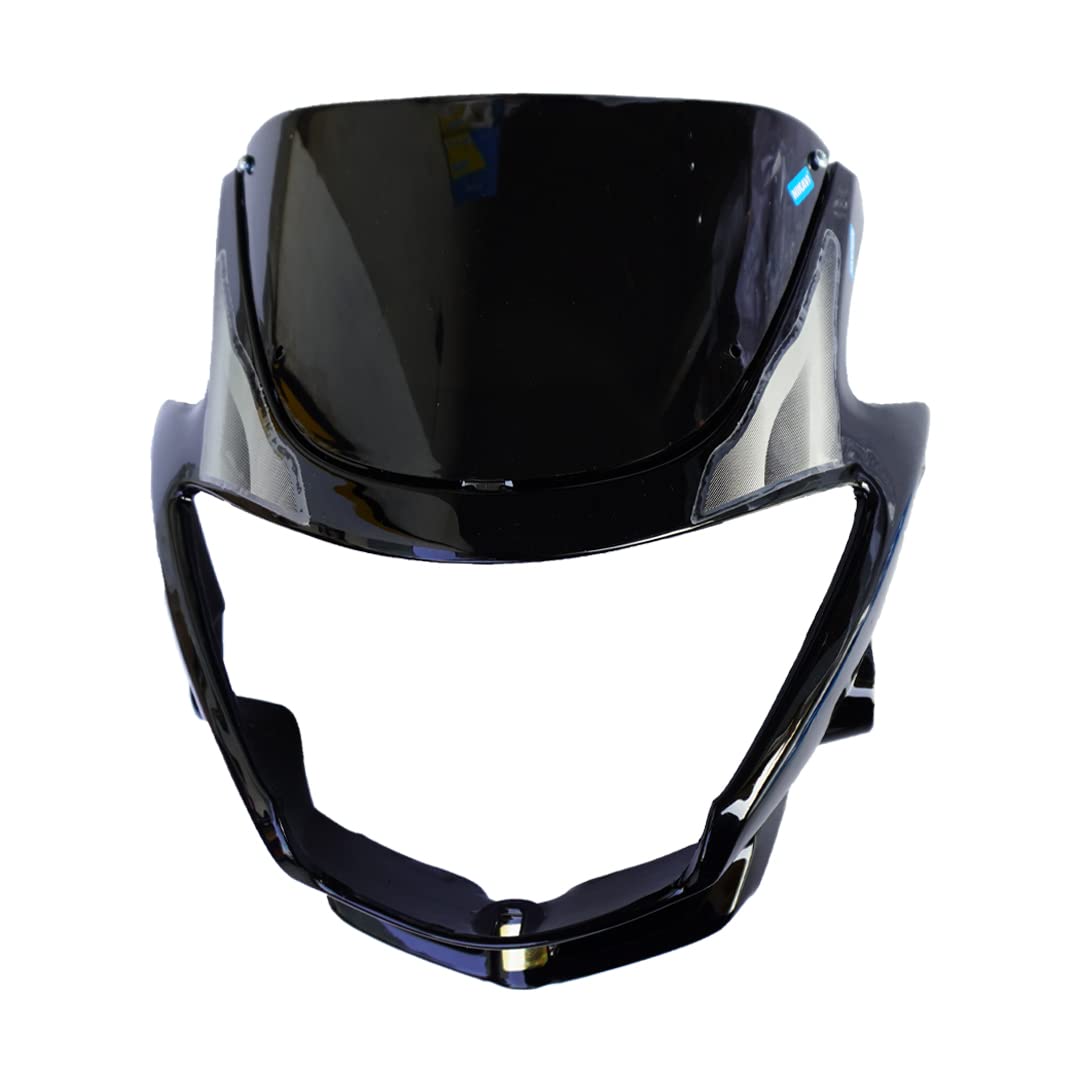 NIKAVI N522B Head Light Mask Compatible Compatible for Hero Glamour New Model Bk-Grey-image-31