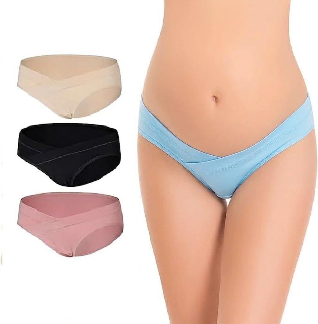 SHAPERX Women Cotton Maternity Panty | Soft Stretchable Pregnancy Underwear | Comfortable Innerwear-picture-29