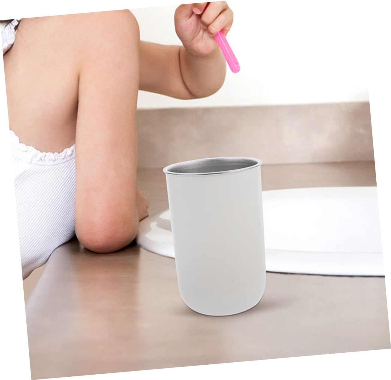 2Pcs Mouthwash Cups Stackable Bathroom Rinsing Mugs Lightweight Toothbrush Containers for Easy Storage for Family Use Capacity