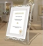 Certificat d'honneur cadre pendule de levage acrylique montage prix cadre suspendu mur autorisation carte livre cadre photo cadre 15,5 * 20,5 cm
