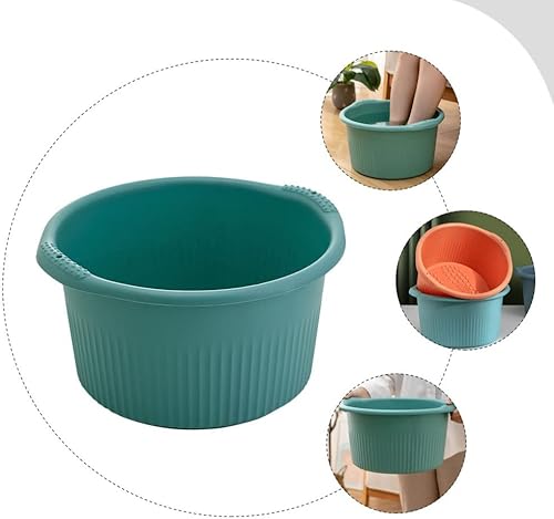 Miniatura 6 de Healifty Baño portátil Lavabo de pies para masaje de pies, balneario, cubo de masaje de pies para masaje de pies, pedicura, bañera de hidromasaje