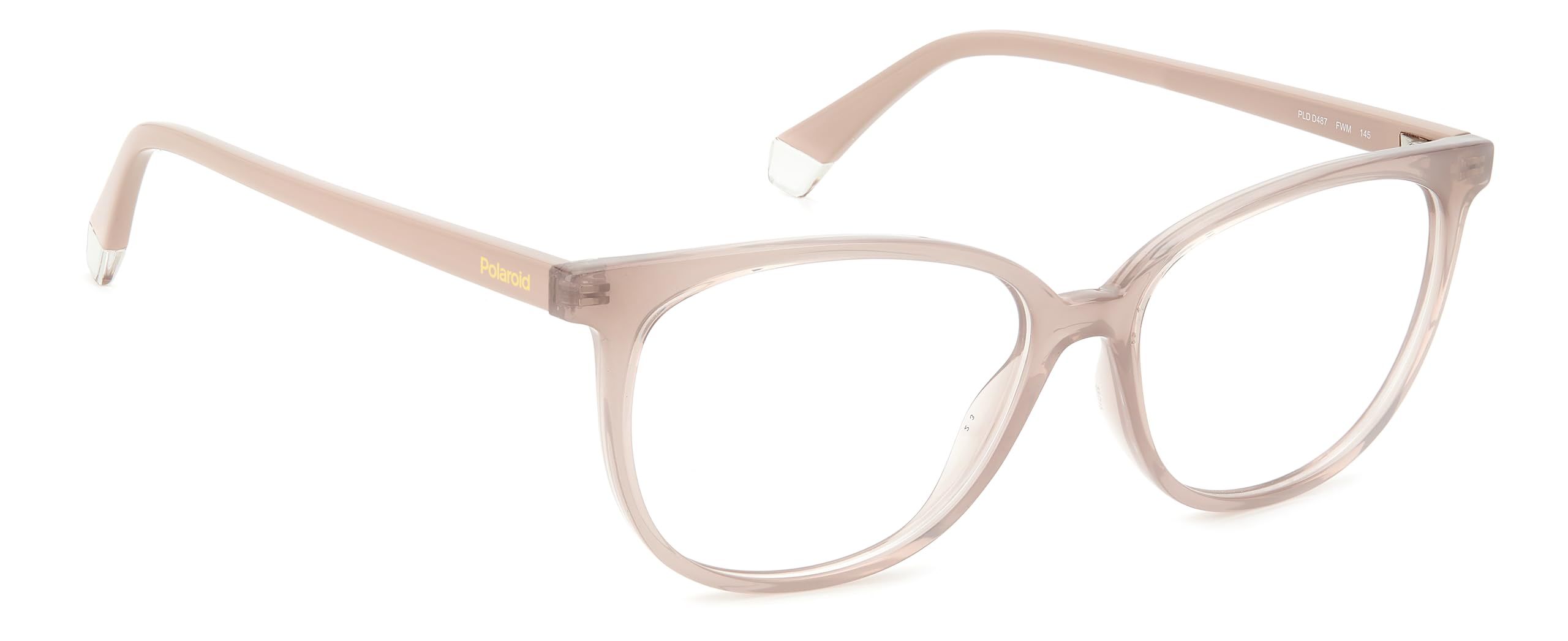 Polaroid Brille mit Sehstärke für Damen optional mit Sonnenbrillentönung oder Blaulichtfilter, Rechteckig, gefertigt aus Glas (inklusive Brillenetui)