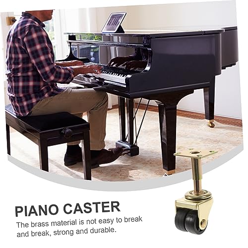 Abaodam 4 Pcs Rodízios De Piano Bons Rodízios De Substituição Rodízio De Estabilidade Rodízios De Ny