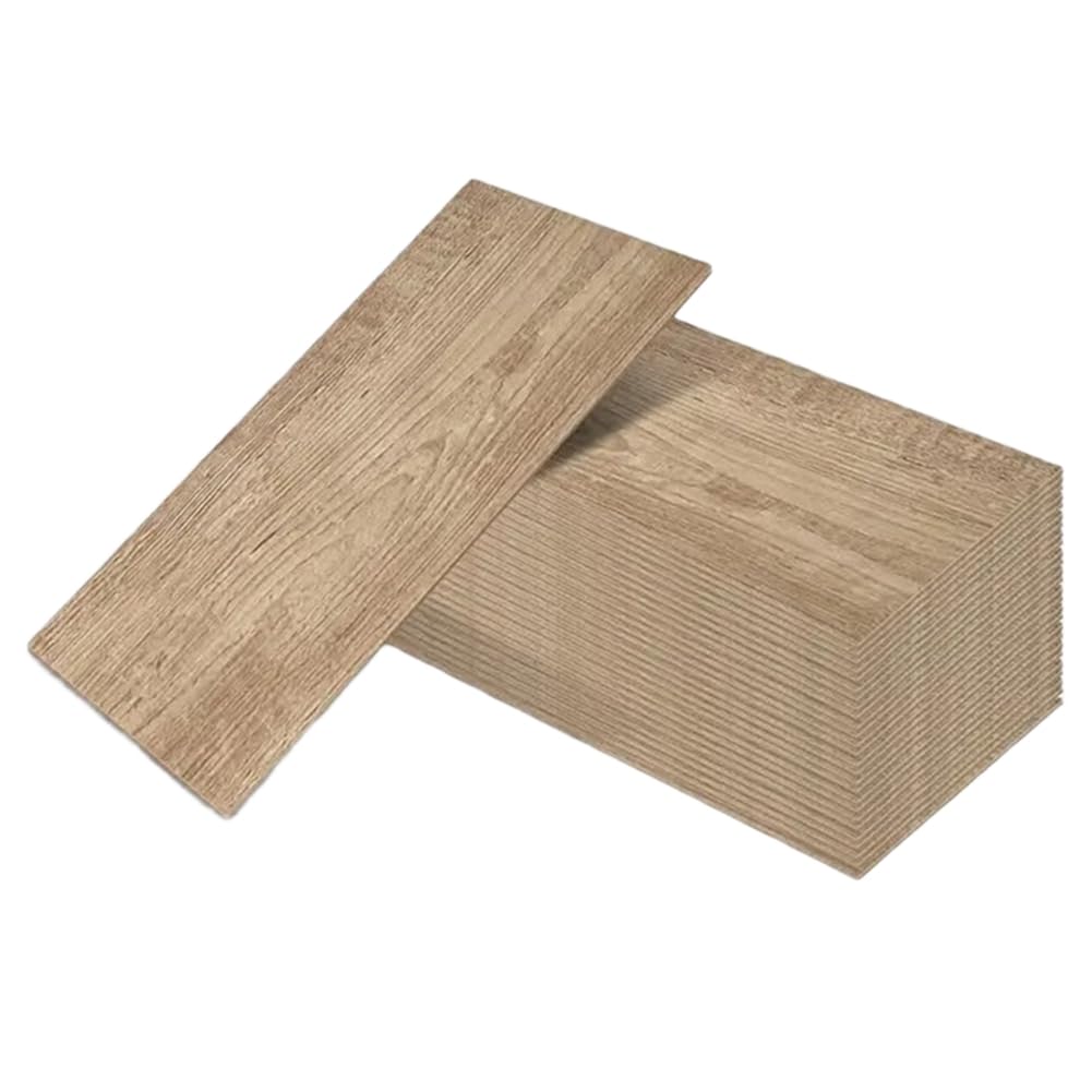 Carreaux de sol en PVC pour masquer un vieux carrelage abîmé