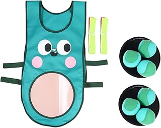 VANZACK 1 Conjunto De Brinquedo De Alvo Pegajoso Para Crianças Conjunto De Jogo Ao Ar Livre Colete Para Crianças Ao Ar Livre Coletes De Jogo De Queimada Jogo De Arremesso De Captura Jogo