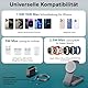 Eazpower Magsafe Ladestation für Apple Watch und iPhone 3 In 1 Faltbar, Kabellose iPhone Ladestation Magsafe Ladegerät Mehrere Geräte, Reisen Tragbar Wireless Charger