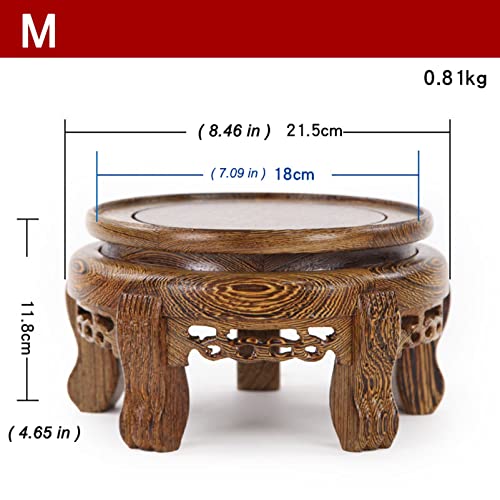 Petit support en bois stable pour protéger meubles et vases - 4