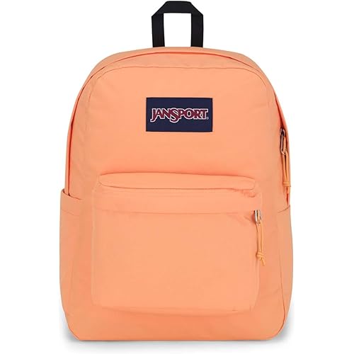 JanSport Superbreak Backpack - Durable, Lightweight Premium Backpack, Apricot Crush