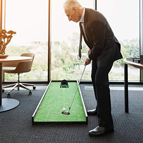 Putting Einheit mit automatische Ballr¨¹ckgabe, Automatischer Putt-R¨¹ckf¨¹hrer von Crestgolf, Automatik Putting Cup, Golfball Automatische R¨¹ckkehrens-Maschine 31 * 17 *, Putting Golf Training