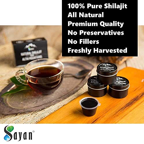 Chaga Mix Supplements - Shilajit Resin (30 G), 7 Mushroom Extract Powder, Chaga Extract + Reishi Extract Capsules (90 Capsules), Chaga Mushroom Tea (20 Bags) #TOP1