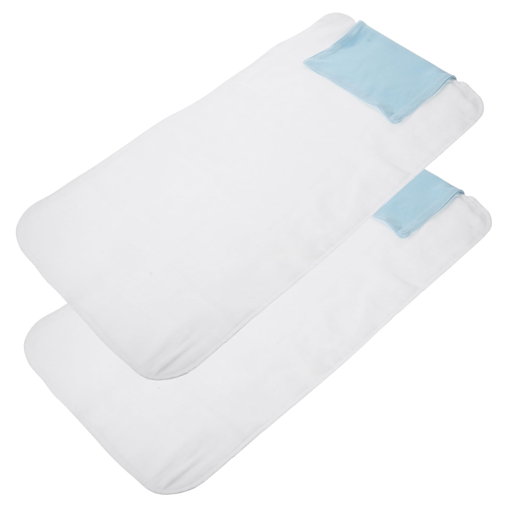 BESPORTBLE Sweat Absorbent Towels for Adults Gauze Mat Backing Cool Towel Flounce Design Elderly Back Towel Pads