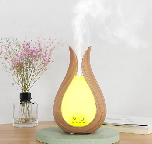 Difusor de Aromas Umidificador Difusor De Óleo Essencial 200ml, Difusores de Aromaterapia 2 em 1, Co