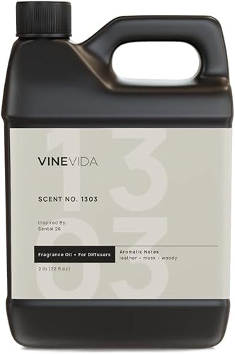 Miniatura 840 de VINEVIDA Aceite de fragancia de cuero genuino para difusores de aire frío, aceites esenciales para recarga de aceite difusor y ambientador