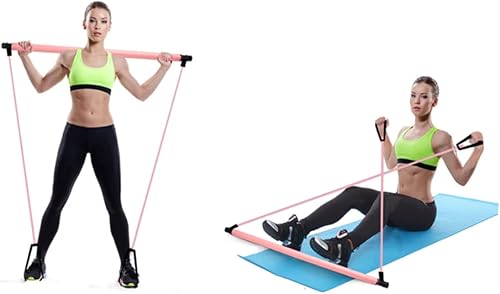 Miniatura 2 de FOYTOKI 1pc Electrodomésticos Banda De Resistencia para Ejercicios Barra de Entrenamiento Corporal Portátil Pilates Bar