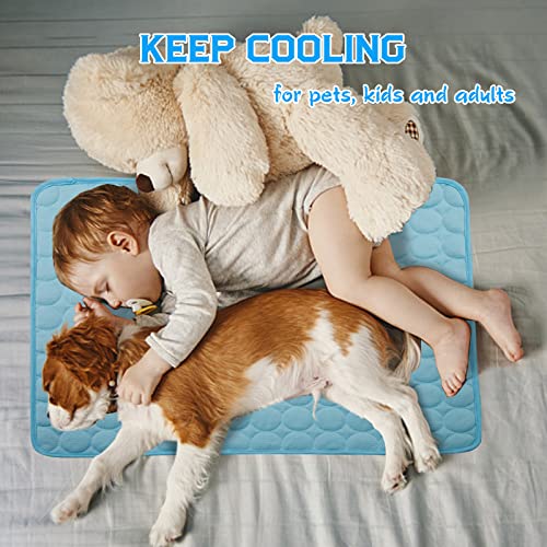 Dgdgbaby Dog Cooling Mat Large Cooling Pad Summer Pet Bed For Dogs Cats Kennel Pad Breathable Pet Self Cooling Blanket Dog Crate Sleep Mat Machine Washable #TOP5