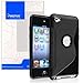 Hard TPU Case Cover for iPod Touch 4/4G 4th Generation - Black