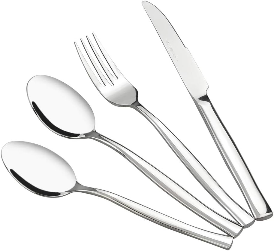 Targizer Set Posate Colorate Arcobaleno 30 Pezzi Per 6 Persone - Acciaio Inox Con Coltelli, Forchette, Cucchiai E Cucchiaini - Lavabili In Lavastoviglie