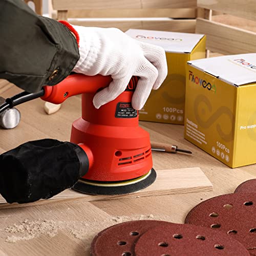 Faoyoon Sanding Disc 5 Inch 8 Hole, 100 Pcs Orbital Sanding Discs Hook And Loop, Sandpaper For Wood, 40 Grit Sand Paper For Random Orbital Sander #TOP7