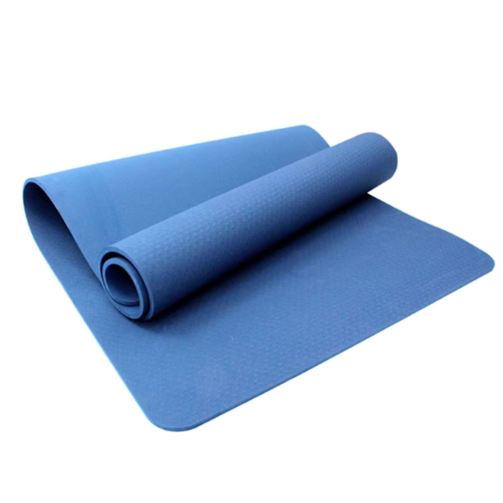 Tappetino da yoga in TPE con cinturino extra spesso Tappetino da yoga for esercizi Spessore 8 mm Supporto for cuscino for pilates a casa ed esercizi a terra