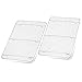 Lawei Lot de 2 Volette de Refroidissement et Cuisson en Acier Inoxydable Non-baton De Refroidissement Grille De Refroidissement Grille De Cuisson Plateau Pour Biscuit Cookie Pie - 30,5 x 42cm