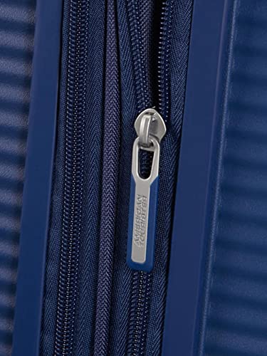 American Tourister Soundbox - Spinner L Erweiterbar Koffer, 77 cm, 97/110 L, Blau (Midnight Navy)