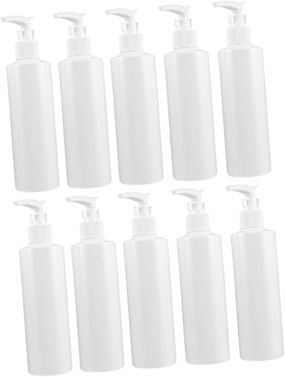 10pcs Shampoo Bottle Liquid Soap Dispenser Refillable Pump Bottle