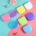 8 Pieces Teeth Retainer Case with Vent Holes Denture Retainer Case Orthodontic Mouth Guard Container Denture Storage Case