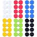 Elcoho 24 Pack Contact Lens Cases Contact Lens Holder Box Left/Right Eyes Contact Lens Container, 6 Colors (Red, Yellow, Black, White, Green, Blue)