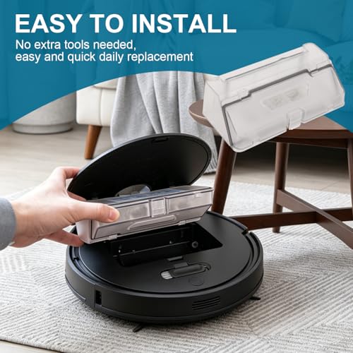 Image of Dust Bin Box for Compatible with Wyze Robot WVCR200S Vacuum Cleaner - Waste Dustbin Box Replacement Accessories Spare Parts