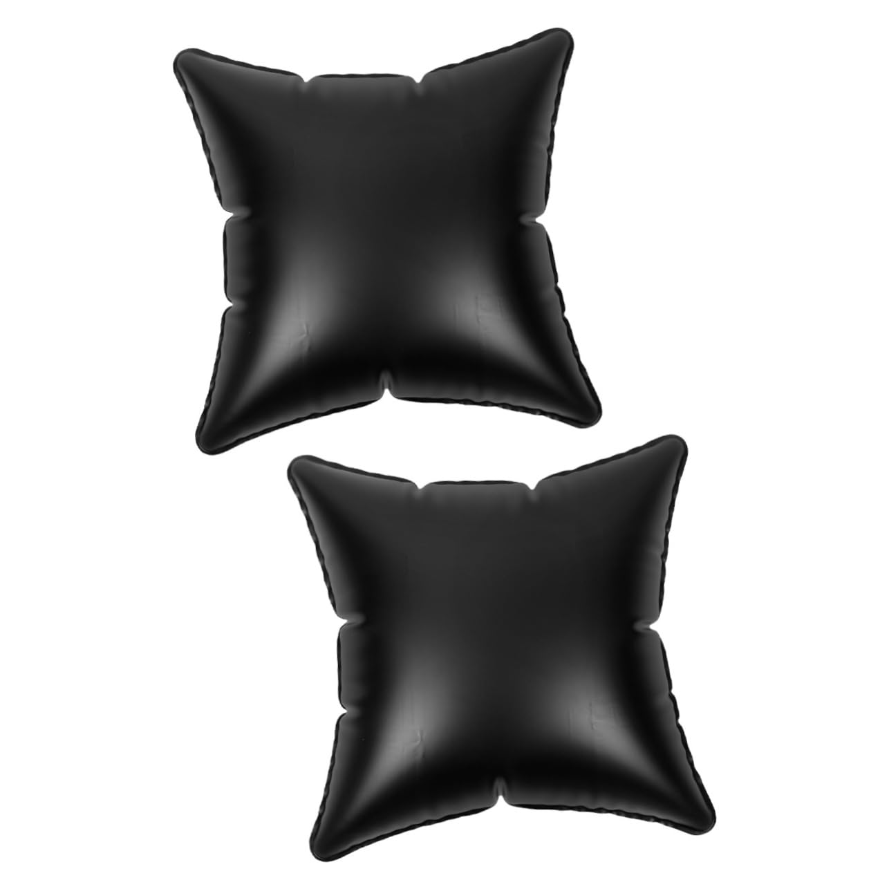 Amosfun 2 Piezas Almohada Inflable Almohada de Viaje Inflable inflar la de Viaje de Camping Decorativa para Avion Inserciones de cojín Inflable