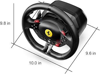 Thrustmaster T98-X Ferrari 296 GTS Yarış Direksiyonu – Xbox Series X|S, Xbox One ve PC Uyumlu – Resmi Ferrari Lisanslı, 1:1 Ölçekli Replika, Doğrusal Direnç ve Manyetik Pedalla