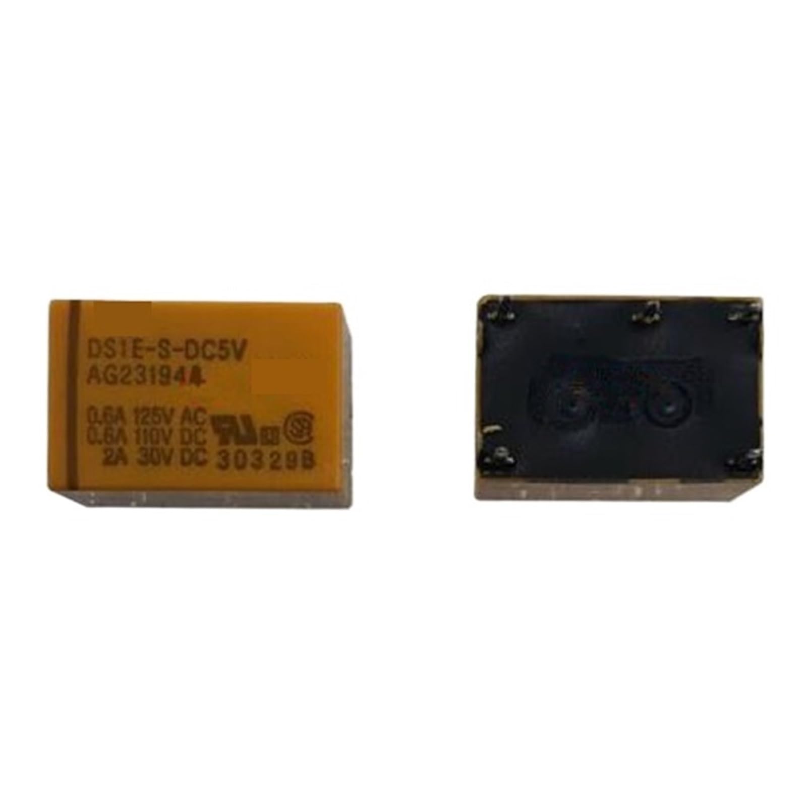 Relay DS1E-S-DC5V pour circuit imprimé mini relais 5VDC à 5 broches lot de 5 pièces